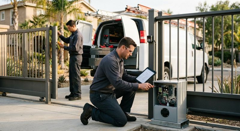Electric Gate Installation in Roswell, GA